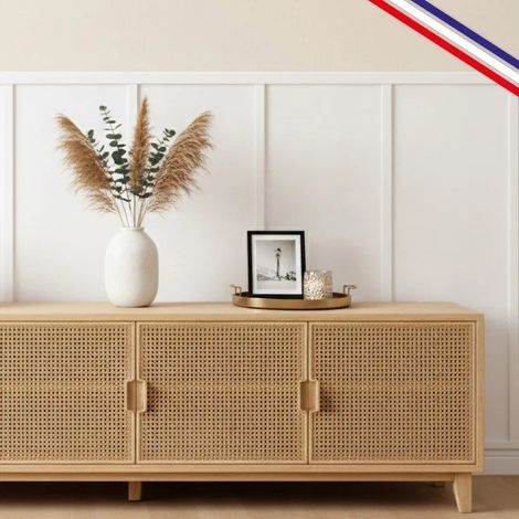 99Déco – Kit de moulures murales en bois 5 tasseaux 150 cm – Pin des Landes – Prêt à poser et peindre – Fabrication française – Design exclusif (1/5)