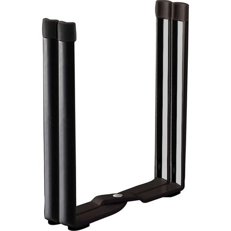 Égouttoir pliable , porte-bouteilles noir, acier au carbone