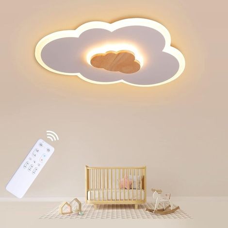 Plafonnier Led, Lampe Plafond 40cm plafonnier chambre enfant 20W Plafond Led Nuage Moderne3000 K-6000 K Applicable à Salle de Enfant, Chambre
