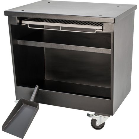 Soubassement sur roues- rangement charbon - Diamond