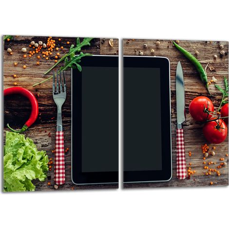 Placa protectora de vidrio para la estufa 2x40x52 Cocina (1/5)