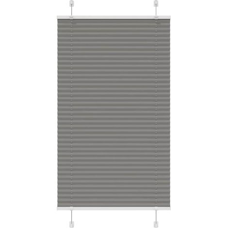Plissee Anthrazit 70x150 cm Stoffbreite 69,4 cm Polyester
