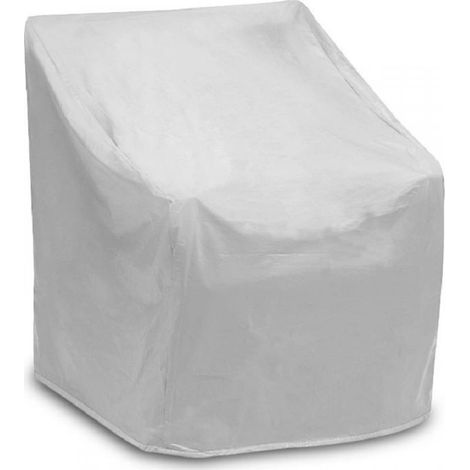 (210D : 64 x 64 x 70/120 cm, gris) Housse de protection multifonctionnelle pour meubles, idéale pour les chaises, canapés et fauteuils. Résistante à la poussière et au vent (1/5)