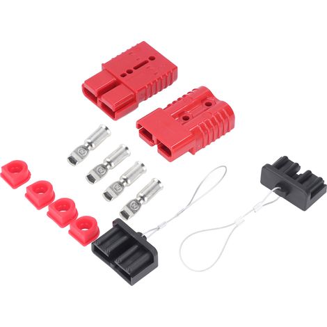 Decdeal Kit de prise de faisceau de câbles de déconnexion de batterie, connecteurs rapides ABS résistants à la chaleur pour remorques à treuil électrique (1/5)