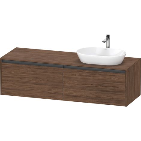 Duravit Ketho.2 mueble bajo lavabo, recorte de lavabo derecha,