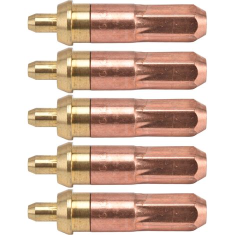Lot de 5 embouts de chalumeau à propane en forme d'anneau de prune, consommables et accessoires G01‑300 3