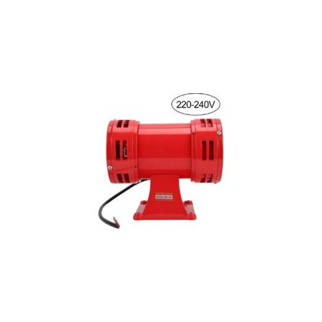 Sirène d'alarme électrique 150 dB Alimentation 220-240V Moteur haute vitesse 10 000 tr/min Pour systèmes de sécurité industrielle (1/5)