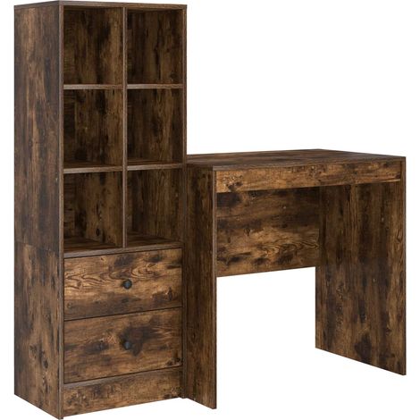 Maison Exclusive - Schreibtisch mit Schubladen mit Regal 2 pcs Ge