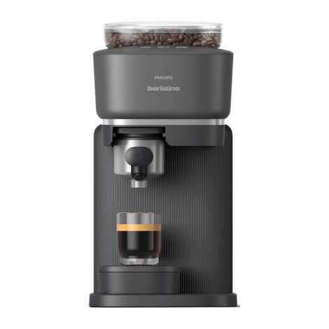 Philips – Cafetière à dosettes Baristina BAR300/60 – Broyeur céramique – Pression 16 bars – Réservoir 1,2L – Éco-responsable avec plastique recyclé