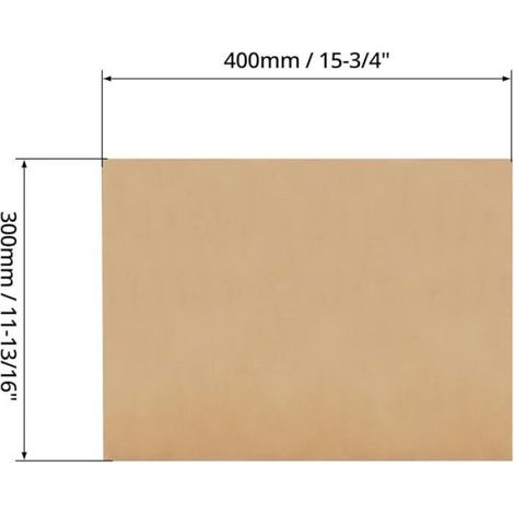 Feuille De Cuisson - Papier Cuisson Réutilisable En Fibre De Verre - Résistant Jusqu'à 270 °C - Découpable - 30 x 40 cm - Lot De 6 (1/5)