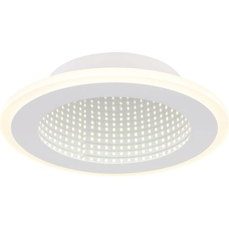 Globo - plafón - Lamela - blanco - metal - Ø 23cm - LED -