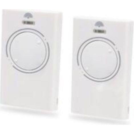 2 Canaux Télécommande Portail Garage 868MHz avec Code Tournant - 2 Émetteurs Blancs Compatible XT4/XT2 SLH (1/5)