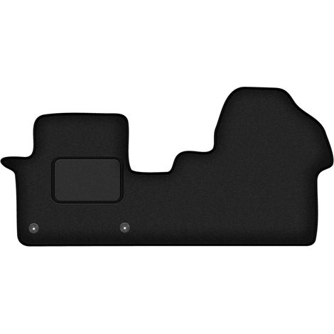 Tapis de sol avant pour : Citroën Jumpy III 2 rangées (2018-) noirs
