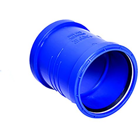 Manchon à butée femelle femelle Ø100 – Raccord PE en polypropylène – Étanchéité optimale pour systèmes d'assainissement – Norme SN4 – ATE