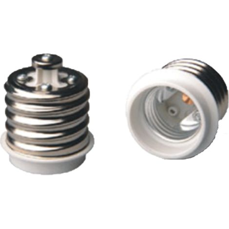 Adaptador de Casquillo de Portalámparas E40 a E27 (Solo Instalaciones de 12V o Inferiores) (1/2)