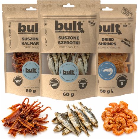 BULT natürlicher Kausnack für Hunde Fischmischung 3 Stück. (1/4)