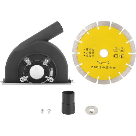 Housse de protection pour meuleuse d'angle 180mm, capot de coupe Q-180 avec disque et équipement de sécurité (1/5)