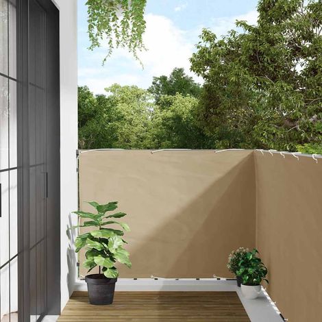 vidaXL Toldo para balcón tela oxford beige 120x600 cm (1/4)