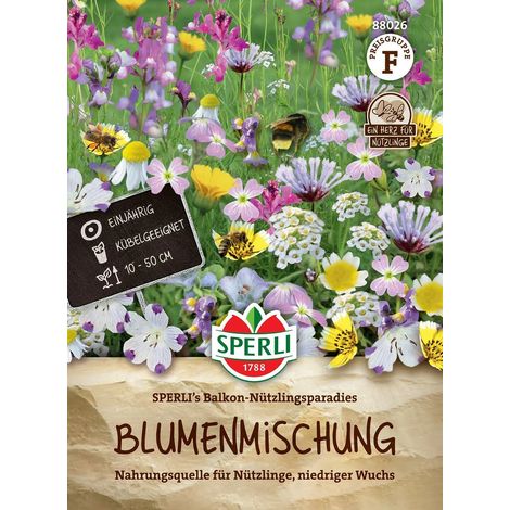 Blumensamen Mischung SPERLI's Balkon-Nützlingsparadies (1/2)