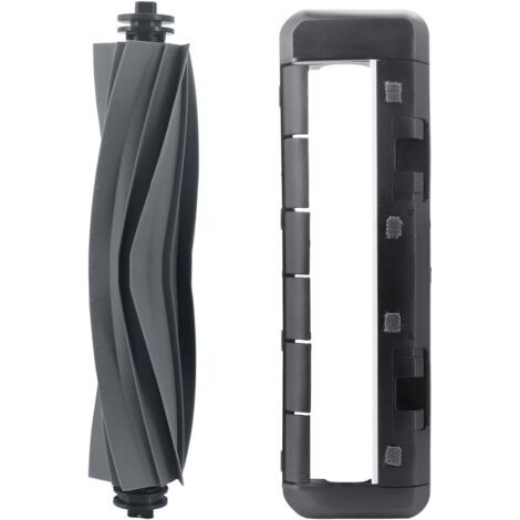 Accessoires de balayeuse 2 pièces pour X30/S30/S10 Pro, avec couvercle de brosse en caoutchouc et brosse en caoutchouc de remplacement (1/4)