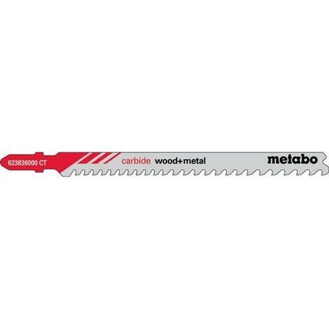 Metabo Stichsägeblätter "carbide wood + metal" 108/3,5-5mm 3 Stück (623836000) (1/3)