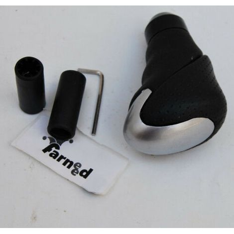 POMELLO LEVA CAMBIO AUTO MACCHINA MANOPOLA UNIVERSALE MANUALE NERA O ROSSA 666