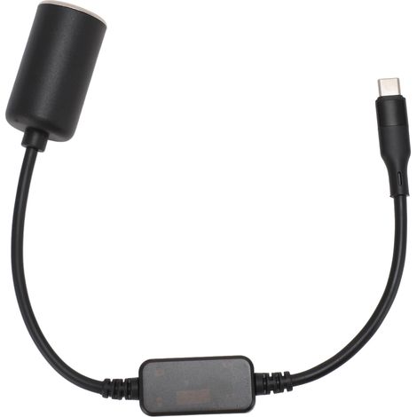 Eosnow USB-C-auf-Zigarettenanzünder-Adapter, Typ Stecker, 5 V, 12 V, Buchse für Dashcam, GPS, Auto-LED-Lichtleisten (1/5)