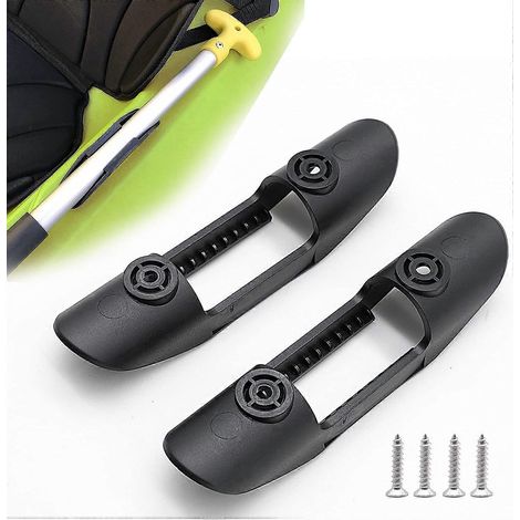Supports de pagaie pour kayak avec 4 vis, support universel pour canoës, bateaux gonflables et matériel de camping (1/4)