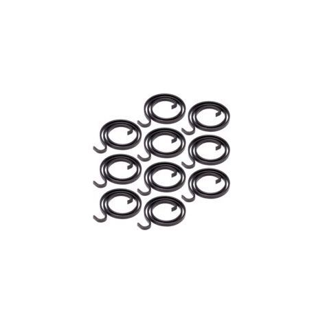 10 Pièces Ressorts de Poignée de Porte 1.9 Tours Bobine Interne de Poignée 2.9mm de Largeur pour Remplacement de Pièces de Poignées et Serrures (1/5)