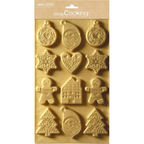 Molde de silicona para galletas navideñas - 2987 - Scrapcooking - (1/5)