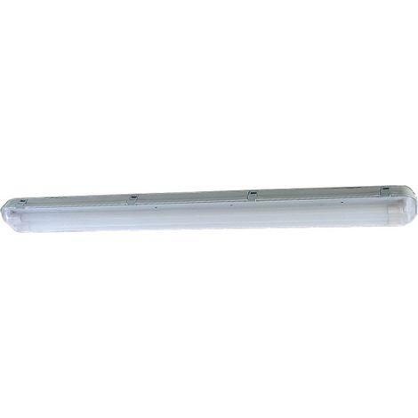 REGLETA ESTANCA ELECTRIFICADA 2 TUBOS 120CM IP65