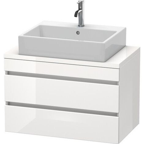 Armario bajo DURASTYLE 512x800x478mm nogal oscuro / blanco mate