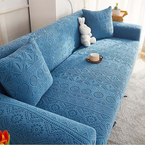 Stretch Sofa Cover, Corduroy Stretch Sofa Cover, Dog Sofa Protector, Universal Sofa Protector, Furniture Protective Covers, Suitable for 1, 2, 3, and 4 Seater Sofas (1/5)