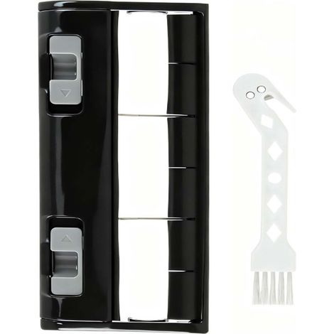 Couvercle brosse principale pour robot aspirateur Deebot OZMO T20 N8 Pro T9 Plus X1 Omni Noir avec brosse de nettoyage (1/5)