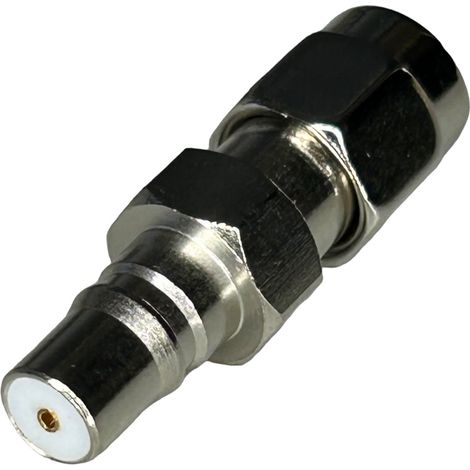 Adaptateur QMA vers prise étanche SMA-RP (1/4)
