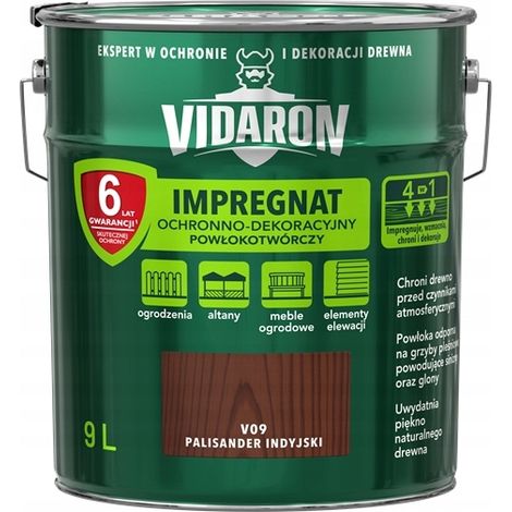VIDARON 9L V09 Indisches Palisanderholz Imprägnierung 1 Stück. (1/2)