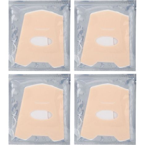 Masque facial rafraîchissant en hydrogel, protection UV intégrale pour activités extérieures - Lot de 4 (1/5)