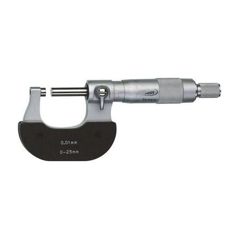 Helios Preisser 0800501 micrómetro precisión 0,01 mm cromado