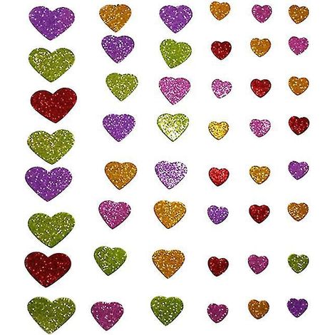 50 Stück Glitzeraufkleber (1/3)