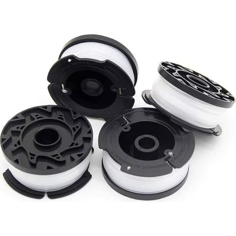 Bobine de fil pour débroussailleuse Decker AF-100 compatible avec GL340 GL425 GL430 GL530 Noir (4 bobines de fil) (1/5)