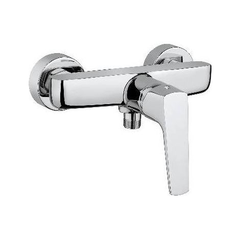 MITIGEUR MONOCOMMANDE EXTERNE POUR DOUCHE SANS ACCESSOIRES SPARTACO Dimensions : Chrome