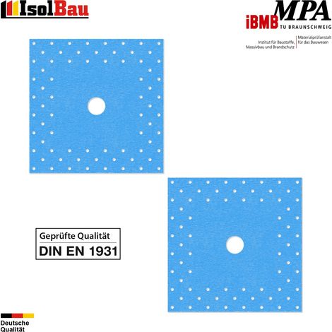 Isolbau 2 x Dichtmanschette Wandmanschette Innenecken Außenecke Abdichtung Bad (1/5)