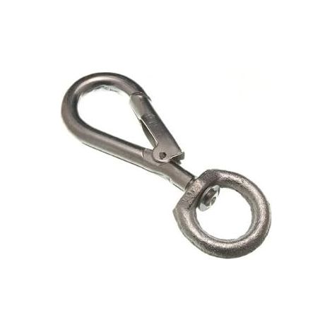Lot de 2 crochets pivotants pour mousqueton à ressort pivotant, 8 mm BZP (1/2)