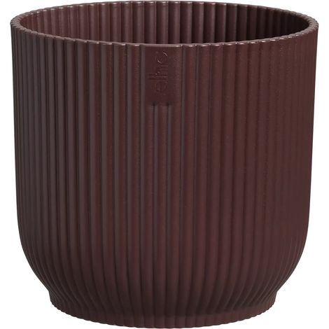 Pot Winery Rond Rouge Bordeaux Design Classique, Durable, Recyclé - Elho (1/5)