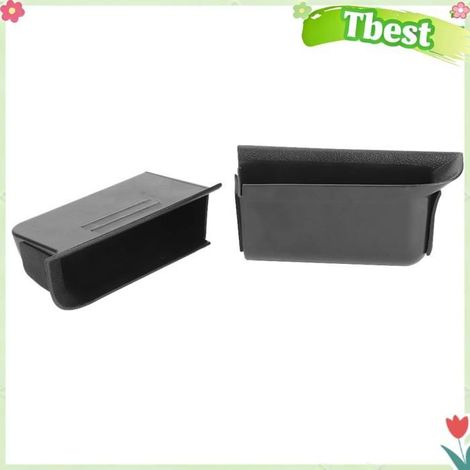 Tbest Boîte de rangement pour porte d'entrée Boîte de Rangement de Porte D'entrée, 2 Pièces en Plastique ABS, auto etagere (1/5)