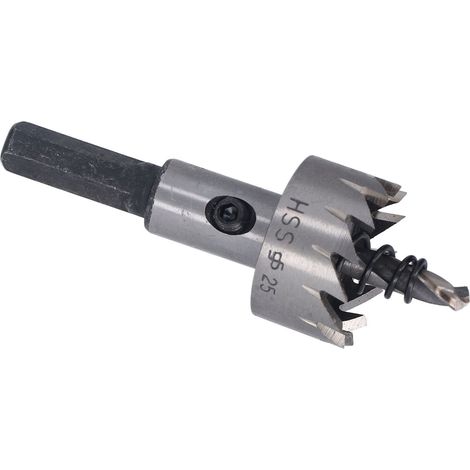 25-mm-HSS-Fräser (Hochleistungsschnellstahl), 3 Schneiden, Ausdrehfräser mit Innensechskantschlüssel für Bohrmaschine (1/5)
