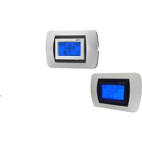 Crono Termostrato Incasso Green Grafico Bianco Geca (Geca Cod. 35282239)