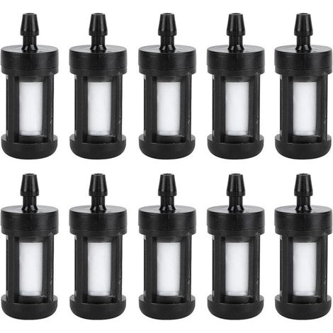 Lot de 10 Filtres à essence 5,7 mm - Accessoire de filtration carburant pour outils thermiques, référence 0000-350-3502 (1/5)