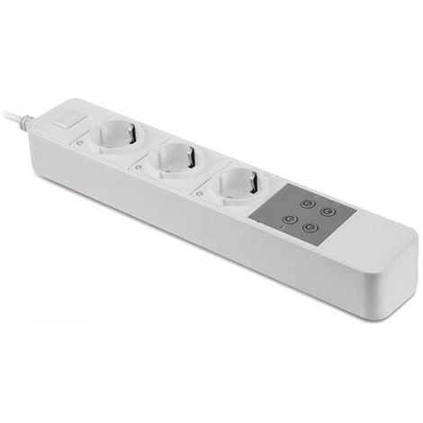 V-tac multipresa wifi amazon alexa & google home compatible max 2200w colore bianco vt-5006 8420 (1/2)