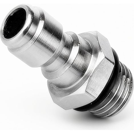 Connecteur à Dégagement Rapide 1/4'', 14 mm Mâle à 1/4 Pouce Rapide Dégagement Adaptateur Pulvérisateur de Savon pour Laveuse à Pression (1/3)